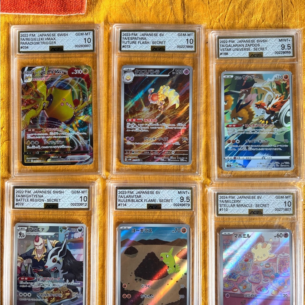 Graded Pokemon Card Collection Slab Lot x10 🔥